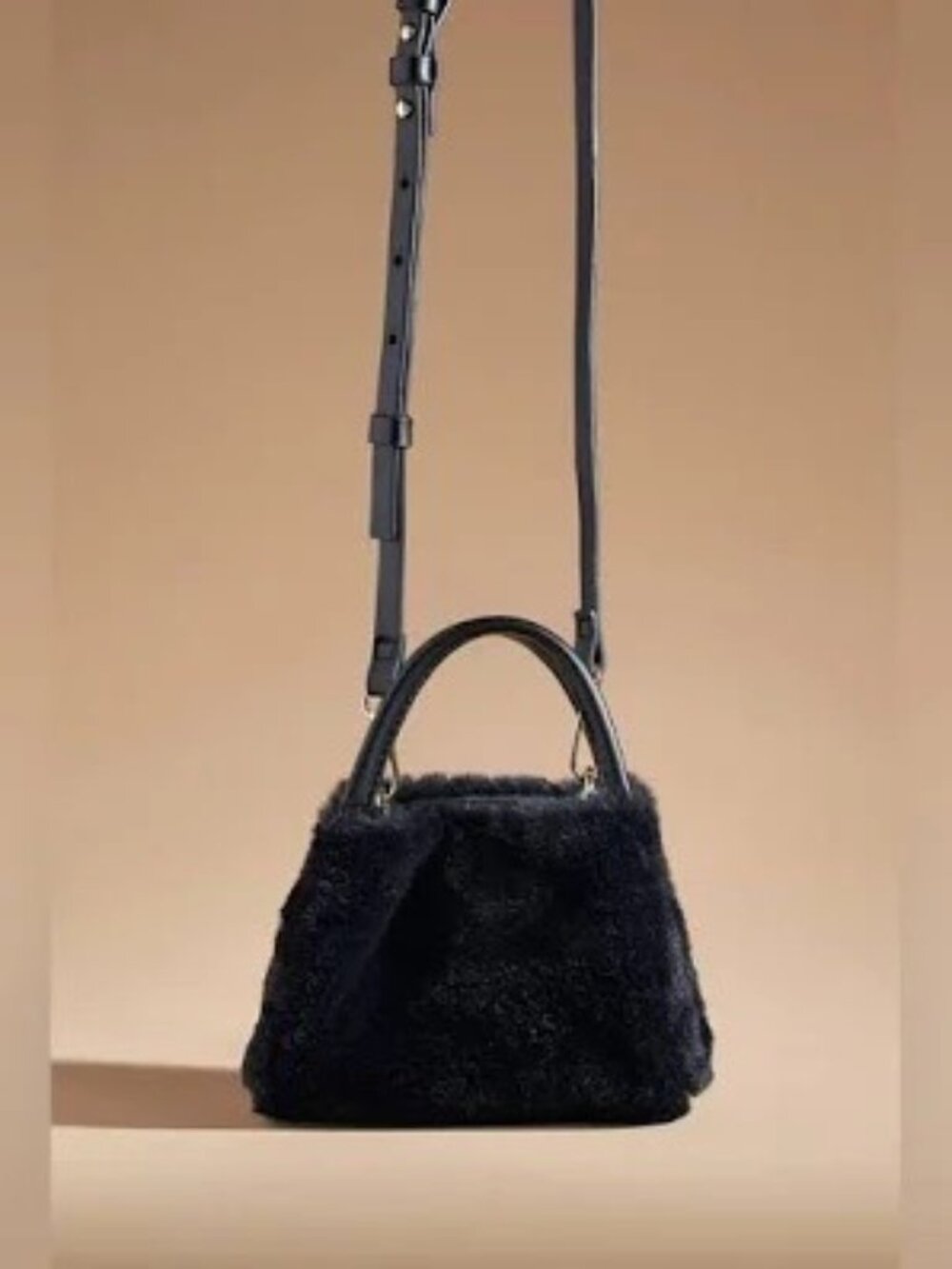 Anthropologie - The Faux Fur Super Mini Hollace Tote
